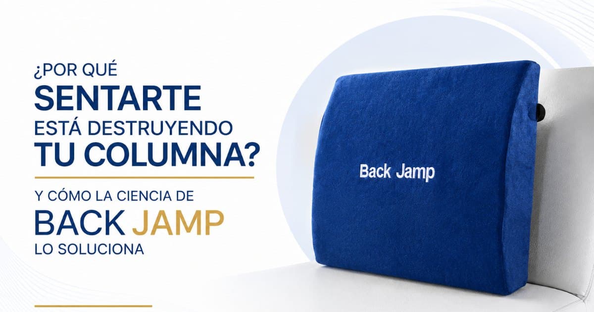 Por qué sentarte está destruyendo tu columna (y cómo la ciencia de Back Jamp lo soluciona)