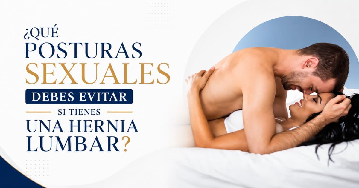 ¿Qué posturas sexuales debes evitar si tienes una hernia lumbar?