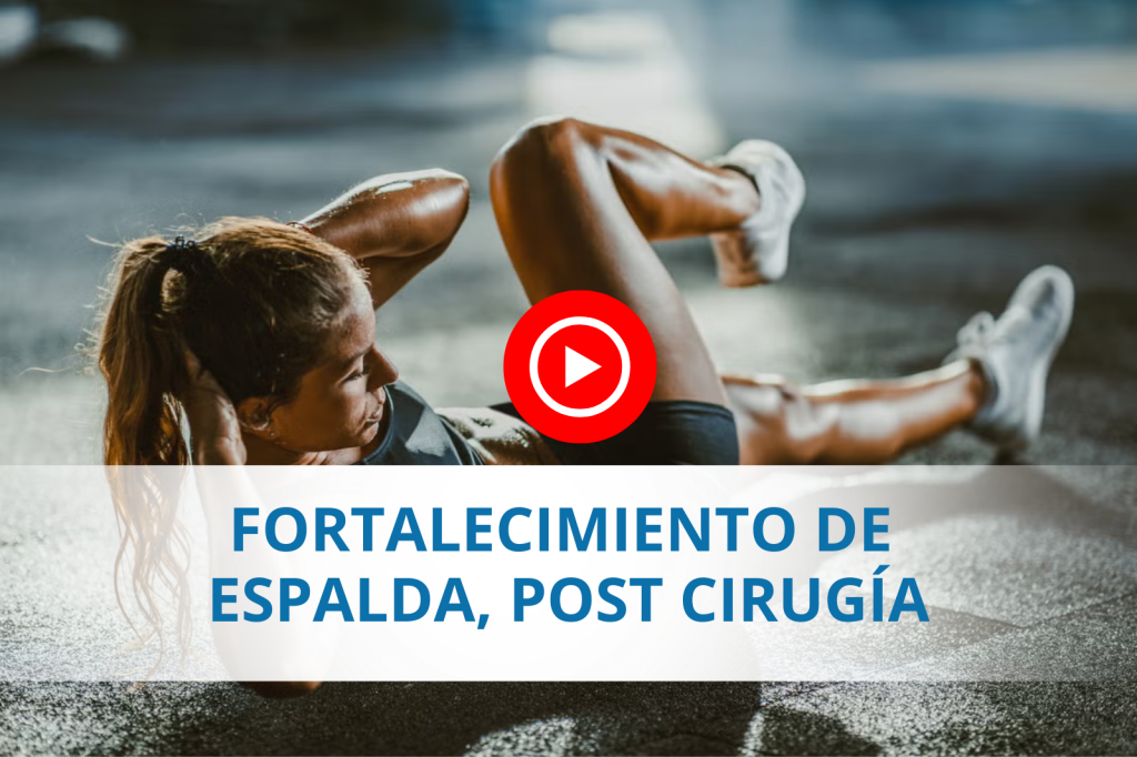 fortalecimiento de espalda luego de la cirugía lumbar